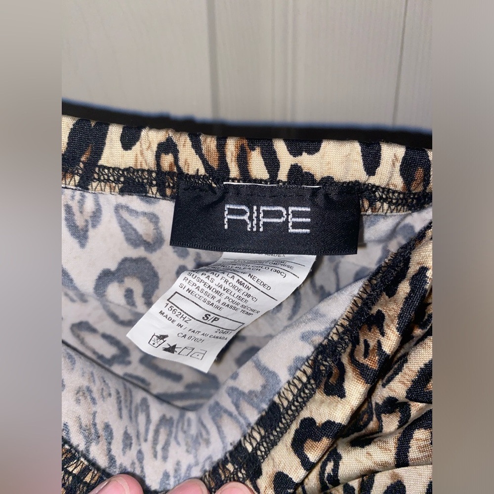 One Shoulder Leopard Print Dress by Ripe - Picture 2 of 6